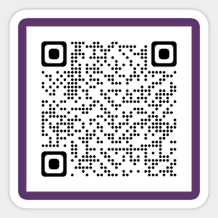 Tail To Paw QR Code Sticker